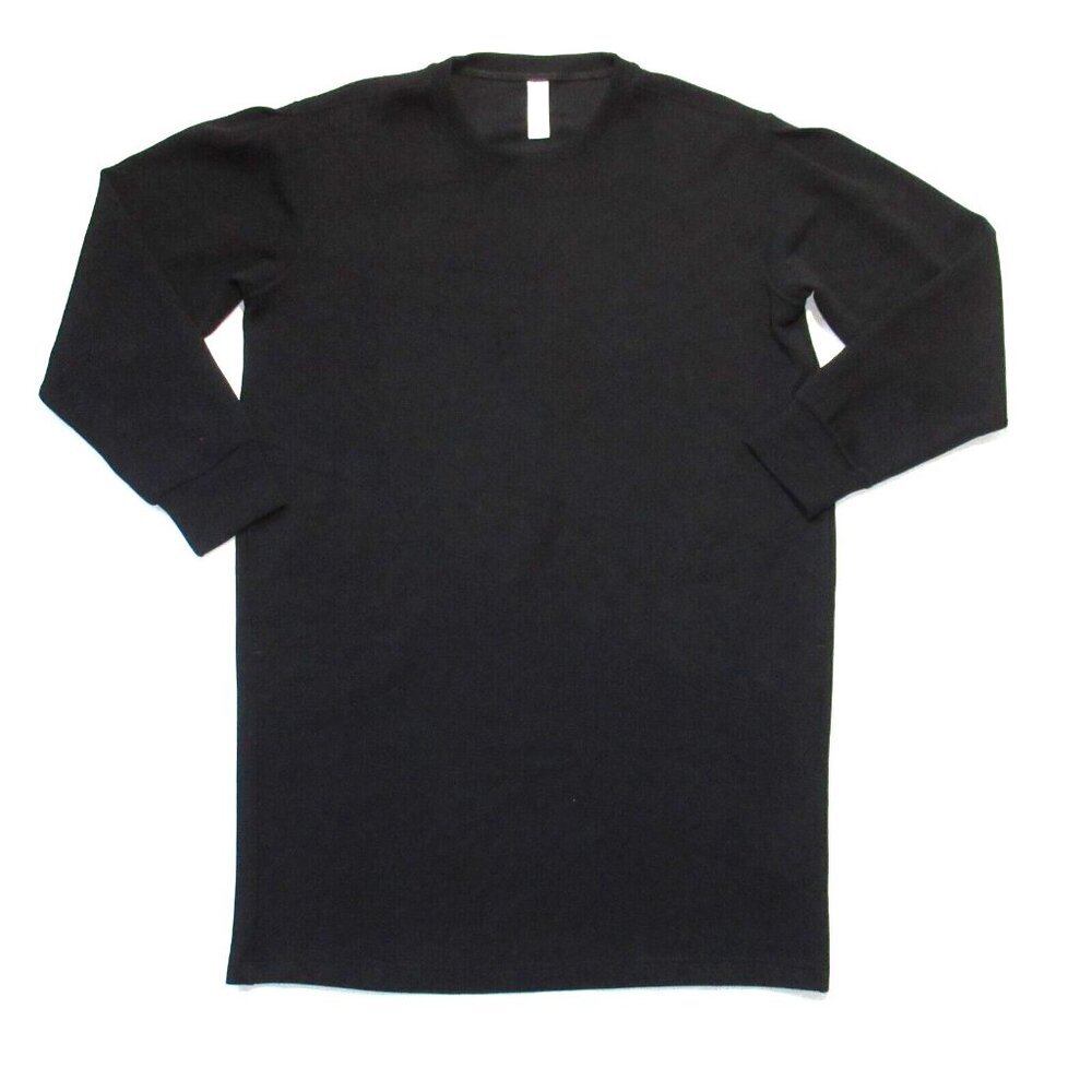 NWT Spanx AirEssentials Crew Neck Shift in Black Airluxe Knit Dress L